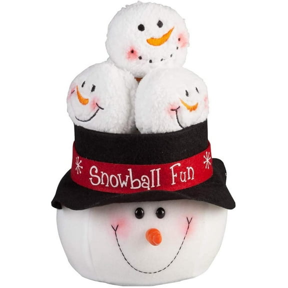 DEI Snowball Fun Set, 6" h, Multicolored