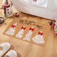 thumbnail image 4 of PSVFUJZ Christmas Doormat 16x24 Inch, Non-Slip Holiday Floor Mat for Entryway, Kitchen & Bathroom, Soft Washable Decorative Rug for Indoor Porch Living Room Home Decoration, 4 of 6