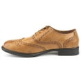 thumbnail image 3 of Alberto Fellini Men's Ouku Wing Tip Balmoral Full Brogue Lace Dress Shoes, 3 of 6
