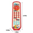 thumbnail image 3 of SIYTUAU Pretend Tv Remote Controller Learning Toy Multi Function Music Red Plastic Early Education Role Play Electronics Toy Remote Toy Red, 3 of 7
