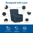 thumbnail image 5 of Baby Relax Mikayla 4-in-1 Nursery Swivel Glider Rocker Recliner, 5 of 8