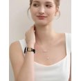 thumbnail image 5 of Wearlizer Leather Watch Band Compatible with Apple Watch Bands 38/40/41/42/44/45/46/49mm Women Metal Ring Loop Strap for Iwatch Series 11/10/9/8/7/6/5/4/3/SE/Ultra, 5 of 6
