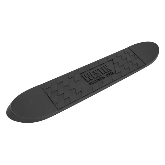 Westin Automotive Coussinet de Barre Nerf 21-0001 Platinum; pour Série Platinum Barres Ovales de 4 Pouces; Support à Pince pour 6 Barils Inclus; Noir; Polymère Moulé