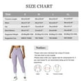 thumbnail image 4 of Baozhu  Women's V-shaped High Waisted Yoga Long/Short Pants With Pocket s Casual Comfy Athletic Pants Tummy Control Bell Bottom Legging S-XL, 4 of 6