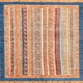 thumbnail image 1 of Ahgly Company Tapis d'Intérieur Carré Abstrait Marron, 5 Pieds Carré, 1 of 6