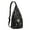 Black-42, variant on Gothic Moon Sling Backpack - Dark Celestial Starry Night Design Crossbody Bag, Steampunk Aesthetic Shoulder Pack for Travel & Daily Commute