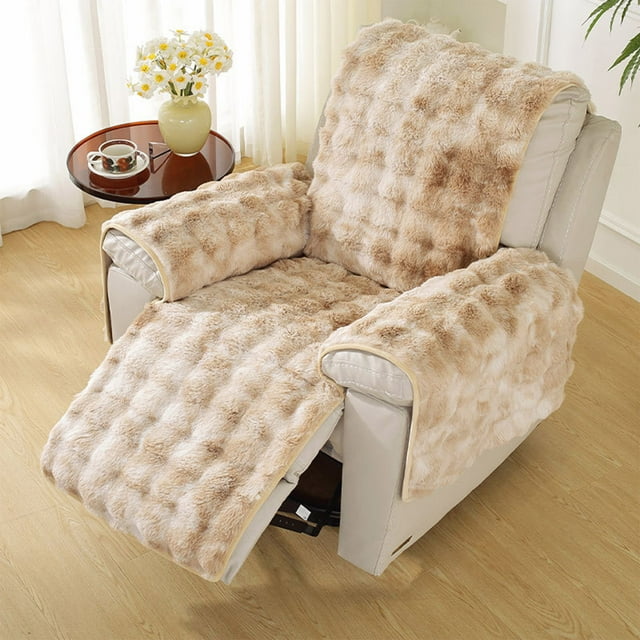 Christmas Gradient Recliner Sofa Cushions Recliner Chair Covers Washable Recliner Chair Covers Sofa Covers Soft Sofa Covers Thick Chair Covers Size Bed Set Size Sheets with Straps Sheets for Size Bed