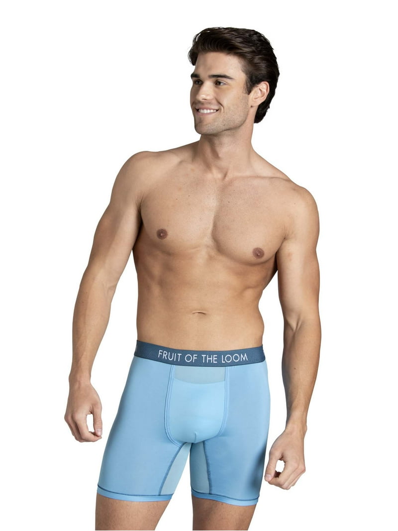 Fruit of the Loom Men's Getaway Collection Boxer Briefs, 3-Pack