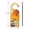 thumbnail image 3 of Do Not Disturb Door Knob Hanger Sign - Surfer on the Beach, 3 of 3