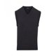 thumbnail image 1 of Premier - Suéter sin mangas con cuello en V de algodón acrílico para hombre (Carbón), 1 of 3