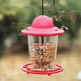thumbnail image 3 of sruoe Bird Feeder, Hanging Bird Feeders Outdoor, Weatherproof Open Platform Bird Feeders, Decoration Wild Feeders for Outside, Garden, Patio, Yard, Deck, Plastic, 3 of 6