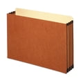 thumbnail image 1 of File Cabinet Pockets, 3.5" Expansion, Legal Size, Redrope, 10/box | Bundle of 10 Boxes, 1 of 1
