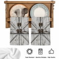 thumbnail image 5 of Vintage Gate Kitchen Towels Set of 2, Farmhouse Wooden Grain Shabby Chic Door Absorbent Dish Towels for Kitchen, Microfiber Hand Towel, Quick Drying Tea Towel for Cleaning Decorative Dishcloths, 5 of 7