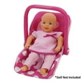 thumbnail image 5 of Peppa Pig: Baby Doll Car Seat - Pink & White Dots - Fits Dolls up to 18" Convertible Into A Feeding Chair, Pretend Play For Kids Ages 3+, 5 of 5