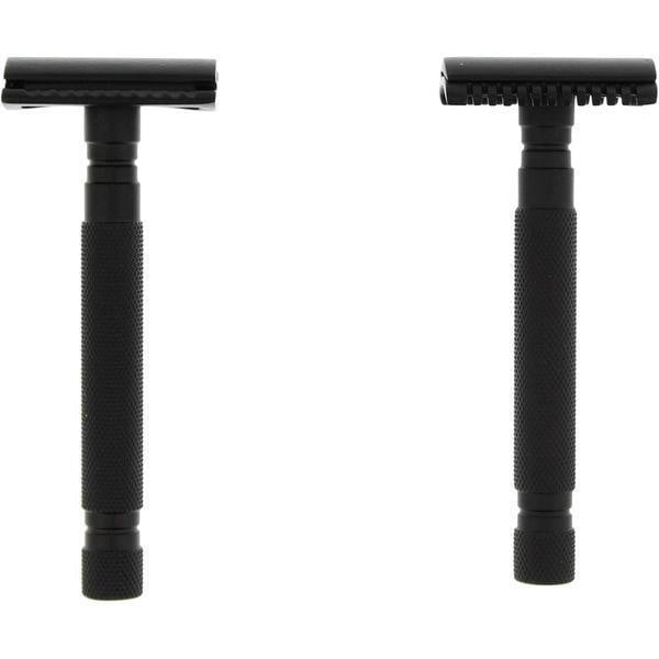 WCS Midnight Collection Razor 78B, Black Stainless Steel Closed Comb-Closed Comb