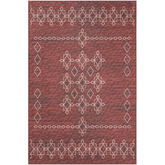 Addison Rugs Indoor/ Outdoor Addison Yuma Southwest Motif Washable Area Rug 5' x 7'6" - Canyon