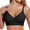 Black, variant on Bras for Women, Women's Everyday Seamless Bra - No Underwire Wireless, Comfort Bralette with Light Push Up & Full Coverage