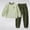 Green, variant on Chibenne Boys Girls Fleece Sweatshirt and Joggers Set, 2-Piece Set Winter Clothes Size 3T