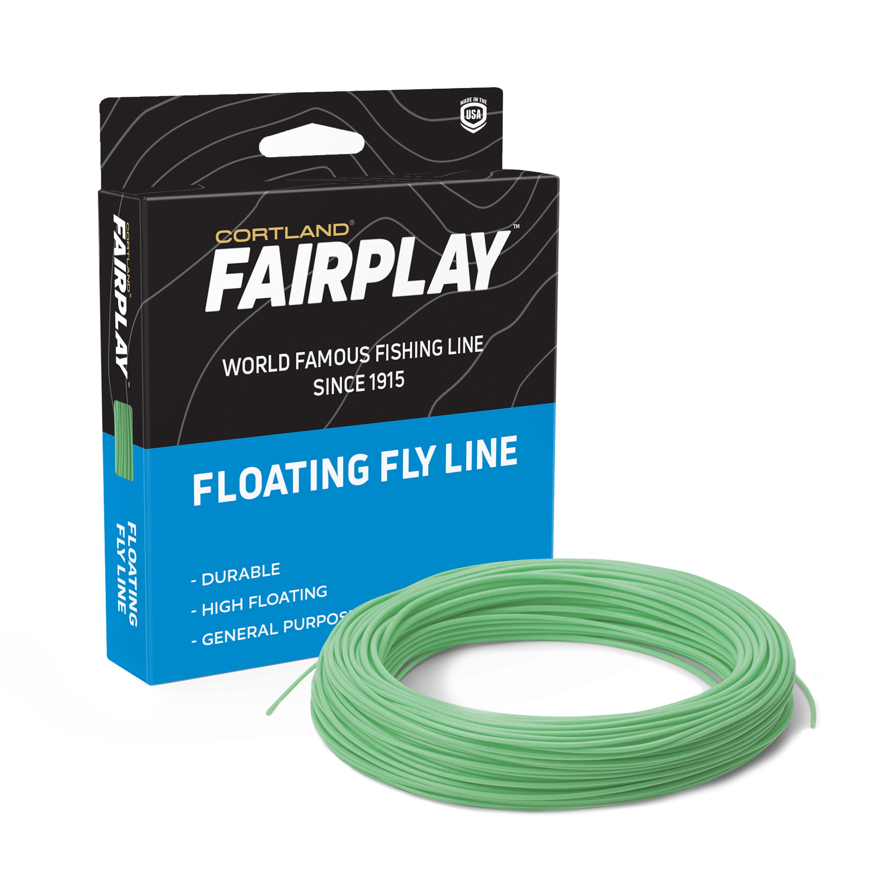 AIRFLO FRESHWATER DELTA FLOATING WF4/5F LITCHEN GREEN FLY LINE 