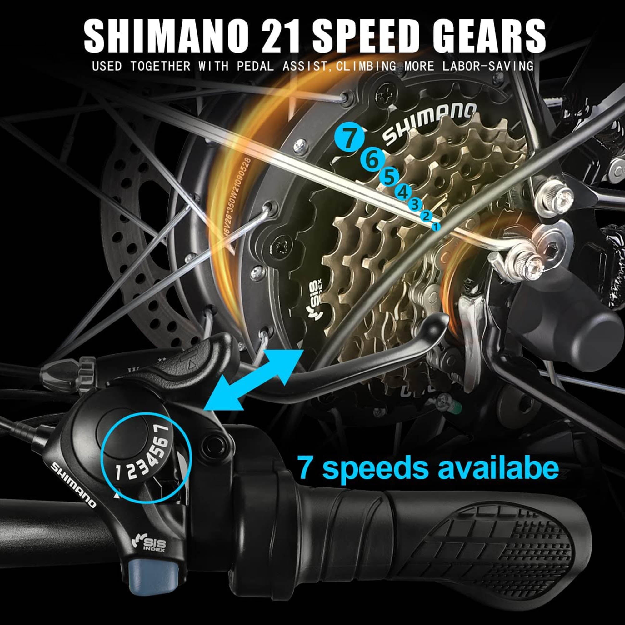 ZNH 350W 26-inch Wheels Electric Mountain Bike