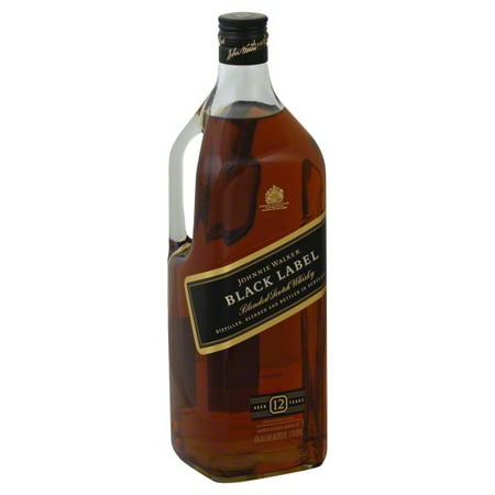 Johnnie Walker Black Label Blended Scotch Whisky, 1.75L
