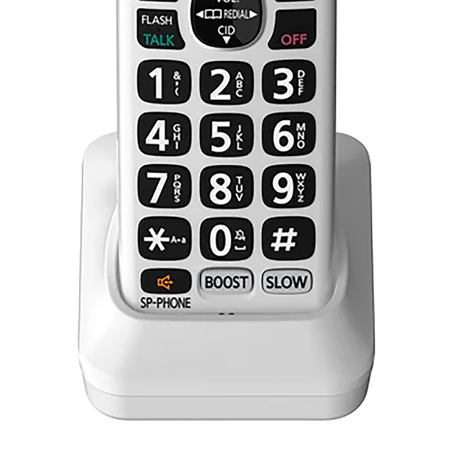 Panasonic Amplified Cordless Phone Accessory Handset for Panasonic KX-TGM42x Series, White, KX-TGMA44W