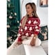 thumbnail image 4 of Suéter Navideño Vintage para Mujer, Divertido, Grandes, Festivo, , de Punto Rojo S, 4 of 9