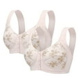thumbnail image 2 of Rvasteizo Women Bandeau Bra 2pc Wireless Bust Lift Thin Cup Full Cup Everyday Bra, 2 of 2