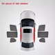 thumbnail image 3 of Parasoles magnéticos para coche Tesla Model Y 2019 ~ 2024, almohadilla de malla para parabrisas trasero, cubierta de visera lateral, accesorios para cortina de techo, 3 of 5