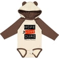 thumbnail image 3 of Inktastic Melanoma Hope Love Cure Boys or Girls Long Sleeve Baby Bodysuit, 3 of 5