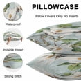thumbnail image 5 of Throw Pillow Covers 20x20 Inch Set of 2, Botanical Flowers Waterproof Outdoor Pillow Covers, Country Magnolia Leaves Branches Decorative Cushion Pillowcases for Couch, Sofa, Bed, Garden, Patio, 5 of 9
