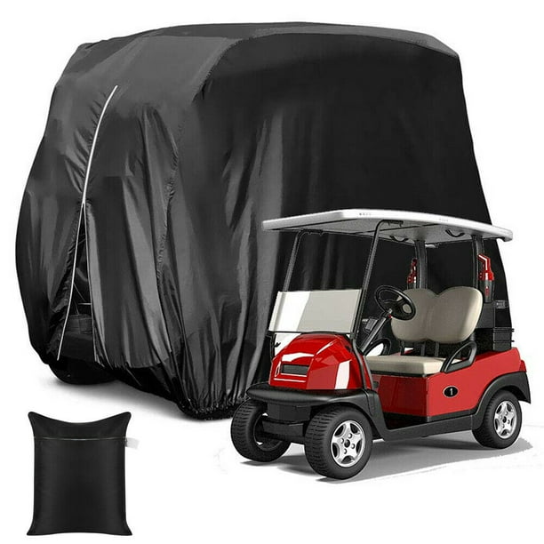 IClover 4 Passenger Golf Cart Cover Dust Sunproof Waterproof Fits EZ Car/Yamaha
