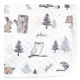 thumbnail image 7 of Hudson Baby Infant Girl Quilted Cotton Washcloths, Winter Forest, One Size, 7 of 7