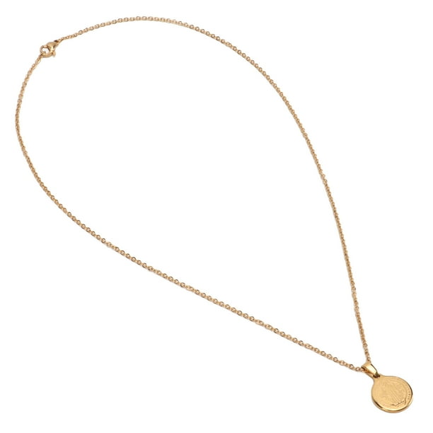 Collar de San Benito Collar único de acero inoxidable con medalla de San Benito Collar de Madonna Regalo de joyería