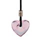 thumbnail image 2 of Collar con colgante de perfume de cristal estilo barroco con forma de corazón. Rosado, 2 of 8