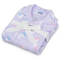 thumbnail image 3 of Wildkin Kids Flannel Button Down Pajamas for Boys and Girls (Unicorn Purple, Size 2T), 3 of 7