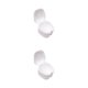 thumbnail image 2 of Guardurnaity Caja de dentadura portátil reutilizable lavable universal hogar baño viaje caja de almacenamiento de falsos contenedor blanco Blanco 2piezas, 2 of 6
