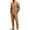 Khaki, variant on Men's 2 Piece Summer Beach Outfits Short Sleeve Button Down Banded Collar Shirts and Long Pants Set Casual Linen Feel Vacation Yoga Lightweight Suits Blue M