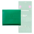 thumbnail image 3 of 18 Holes Leather Container Organizer Storage Displayer Waterproof Holder Home Use Bag Display Foldable - Green, 3 of 10