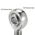 thumbnail image 4 of Uxcell SSA14T/K 14mm Bore Right Hand Male Thread M14x2 Stainless Steel Rod End Bearing, 4 of 5
