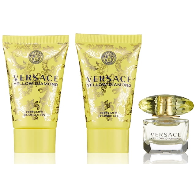 Set de regalo de Perfume Versace Yellow Diamond 3 piezas