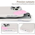 thumbnail image 4 of Compatible with iPhone 14 Pro Case, Cute 3D Bowknot Design Soft Silicone Shockproof Cover for iPhone 14 Pro 6.1" 2022 Beige, 4 of 14
