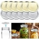 thumbnail image 2 of Paquete de 12 tapas para conservas de boca regular, tapas para tarros de albañil, tapas para conservas de anillos de 70 mm, tapas para tarros para conservas de tipo dividido de plata a prueba de fugas Sincero Electrónica, 2 of 5