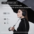 thumbnail image 4 of Sony WH-1000XM6/B Best Wireless Noise Canceling Headphones Black Bundle with Deco Gear Wood Headphone Display Stand Secure Tabletop Holder / Gaming Headset Hanger, 4 of 11