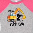 thumbnail image 4 of Inktastic Construction Truck It's My 2nd Birthday Boys or Girls Baby Bodysuit, 4 of 5