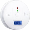 thumbnail image 2 of Detector de alarma de monóxido de carbono CO Detector de alarma con pilas con pantalla LCD Advertencia de voz, 2 of 5