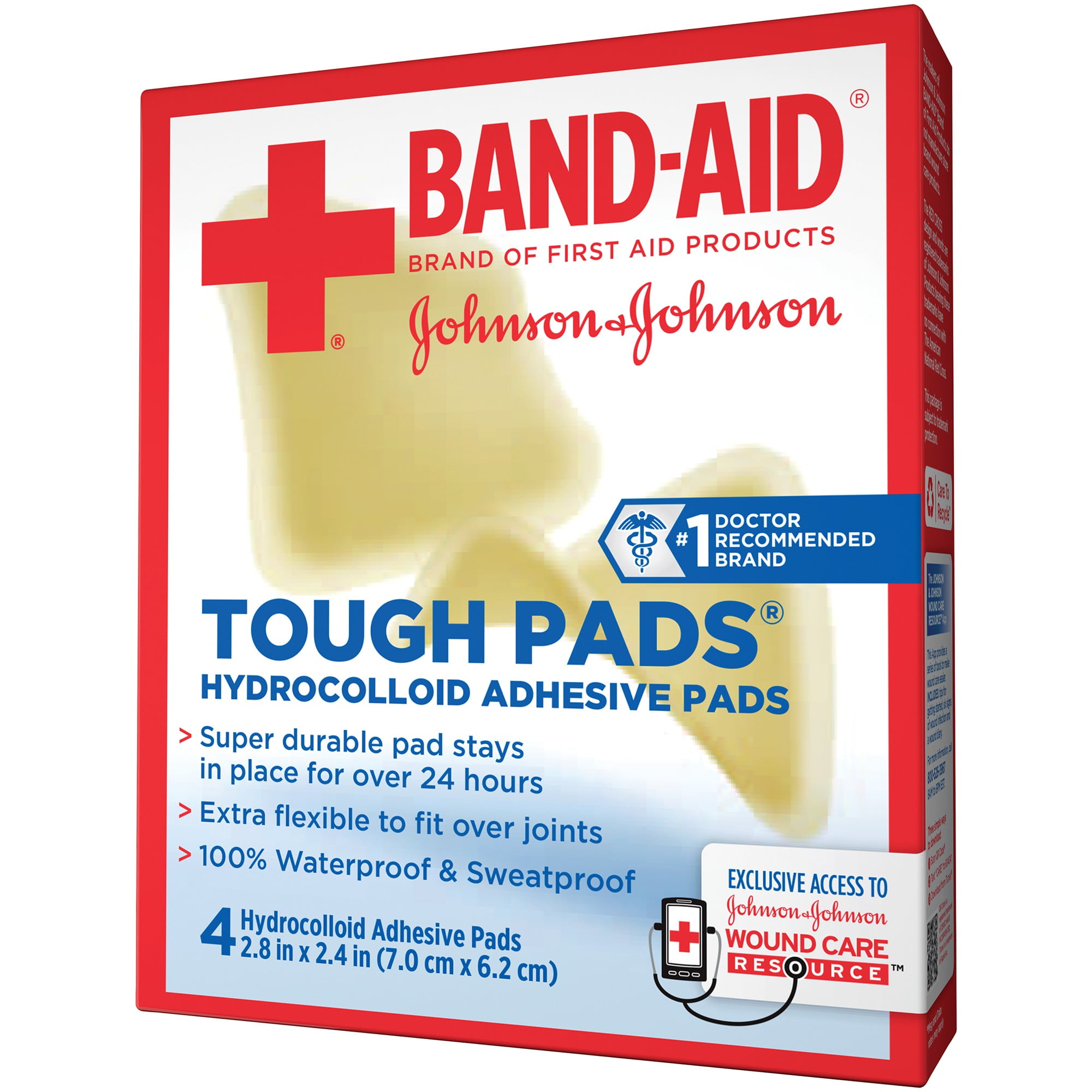 BandAid Brand Hydro Seal Adhesive Hydrocolloid Gel Bandages For Wound