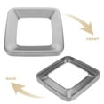 thumbnail image 3 of OULII Outdoor Trash Can Lid Stainless Steel Cover with Safe Rounded Edges and Large Opening, 3 of 7