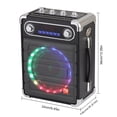 thumbnail image 5 of Lohoms Bluetooth Speaker Portable Karaoke Machine PA System 6.5" Woofer with 2 Wireless Microphones Remote LED Lights, 5 of 8