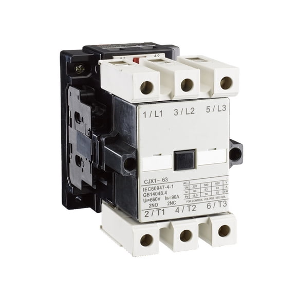 CJX1-63A AC Contactor CJX1-63/22 3TF47 Electric Magnetic Contactor 3Pole Motor Contactores 2NO 2NC ,Replace Most